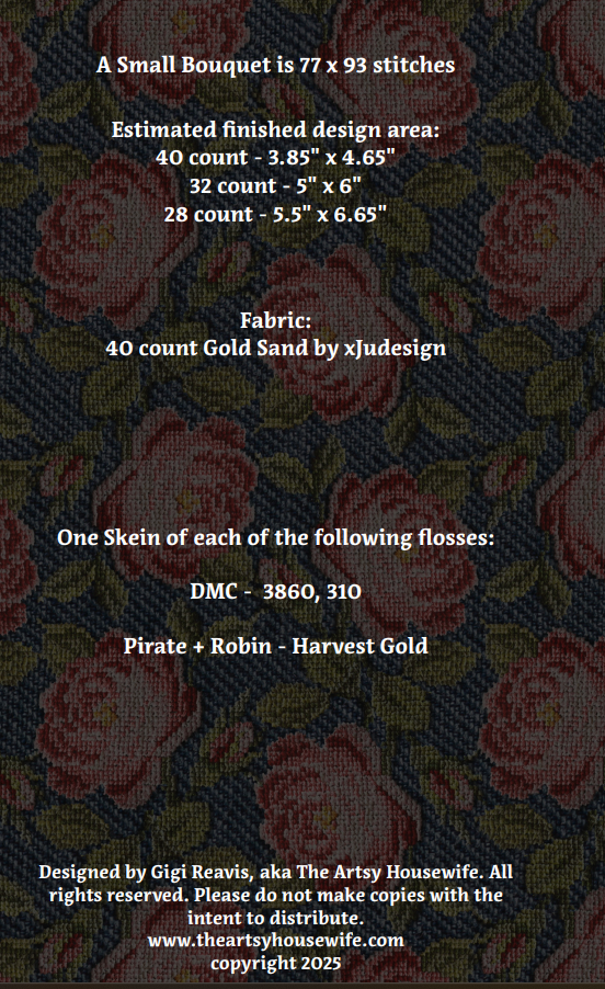 A Small Bouquet (PDF CHART)