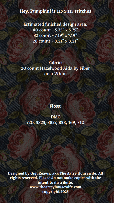 Hey, Pumpkin! (PDF CHART)