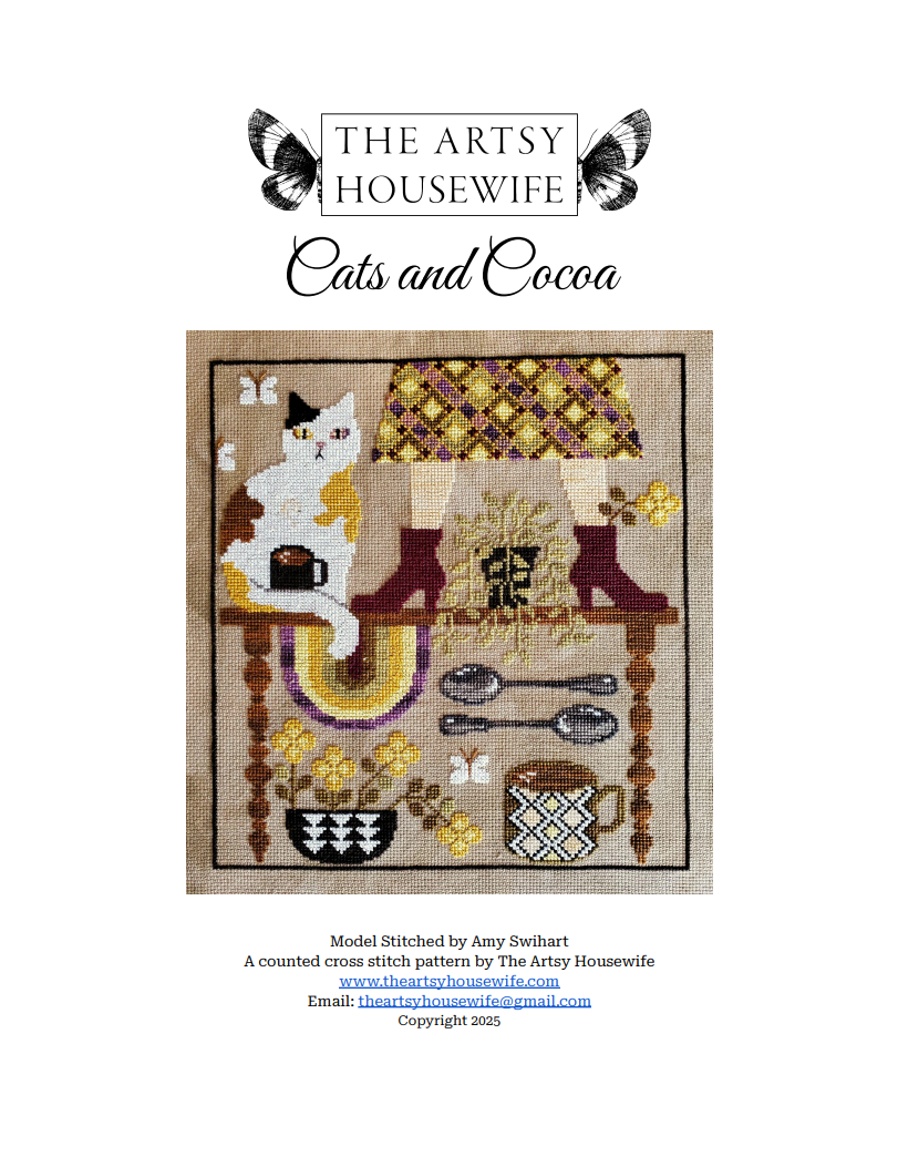 Cats and Cocoa (PDF CHART) – The Artsy Housewife Cats and Cocoa (PDF CHART) – The Artsy Housewife