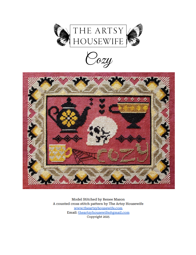 Cozy (PDF CHART) – The Artsy Housewife Cozy (PDF CHART) – The Artsy Housewife