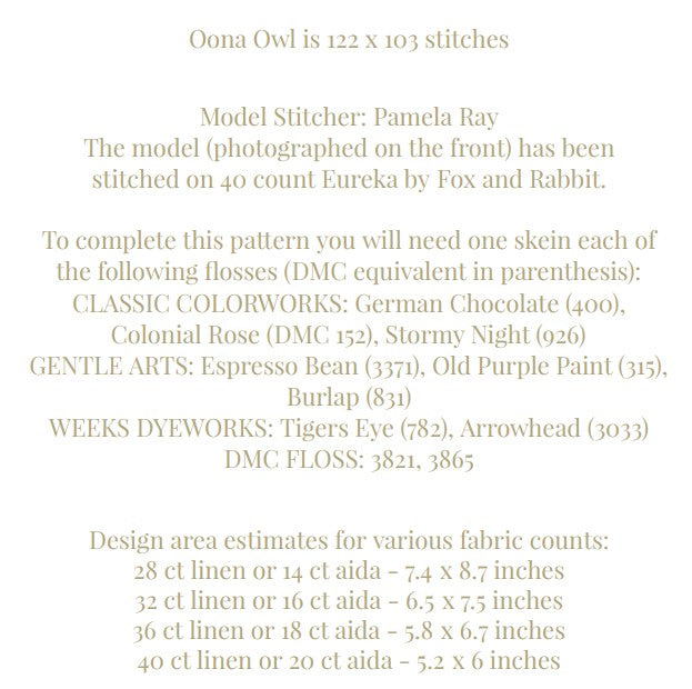 Oona Owl
