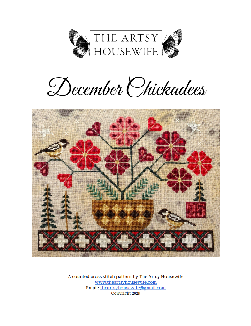 December Chickadees (PDF CHART)